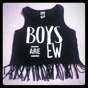 Fringe tank top